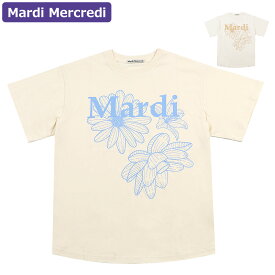 マルディメクルディ Mardi Mercredi Tシャツ TSHIRT TRIPLE FLOWER 半袖 レディース 韓国 ファッション アパレル