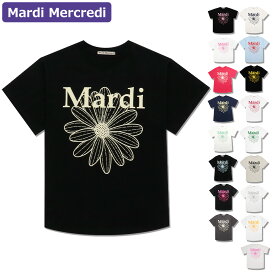 マルディメクルディ MARDI MERCREDI Tシャツ 半袖 TSHIRT FLOWERMARDI 韓国 ファッション