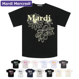 マルディメクルディ Mardi Mercredi Tシャツ TSHIRT TRIPLE FLOWER 半袖 レディース 韓国 ファッション アパレル