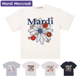 マルディメクルディ Mardi Mercredi Tシャツ SLIM TSHIRT FLOWERMARDI BLOSSOM 半袖 レディース 韓国 ファッション アパレル スリムサイズ
