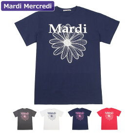 マルディメクルディ Mardi Mercredi Tシャツ UNISEX TSHIRT FLOWERMARDI 半袖 レディース 韓国 ファッション アパレル
