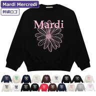 マルディメクルディ Mardi Mercredi スウェット SWEATSHIRT FLOWERMARDI NEEDLEWORK 長袖 レディース 韓…