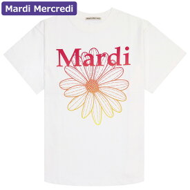 マルディメクルディ MARDI MERCREDI アパレル Tシャツ WHITE PINK 半袖 TSHIRT FLOWERMARDI GRADATION 韓国 ファッション