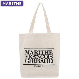 マリテフランソワジルボー MARITHE + FRANCOIS GIRBAUD バッグ CLASSIC LOGO ECO BAG 1MG23CBG101 NATURAL トートバッグ 男女兼用 韓国 A4対応 大きいサイズ 大きい 大きめ ビッグトート