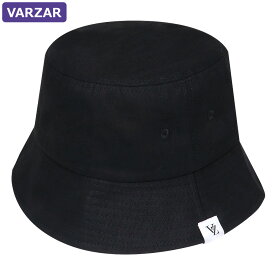 【正規販売店 即日発送】バザール VARZAR バケットハット 帽子 HERRINGBONE LABEL BUCKET HAT 韓国 ファッション レディース メンズ 男女兼用