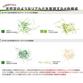 リアル人工芝★FIFA認定工場生産★ロール5m巻芝高2cmU-Q318)高密度高級芝ガーデニング除草アイテムマット庭ベランダ屋上バルコニー