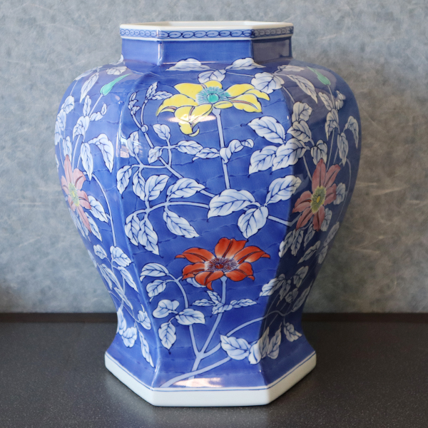高岡銅器 銅製花瓶　晃琳　ブルー　103-12 - 4