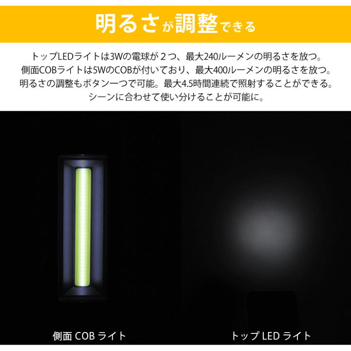 ★ラスト１個 ★新品★ブラックライト★400W ライトトラップ★E40★ 楽天市場】闇を切り裂く400ルーメンの輝き！超輝度LEDライト ワーク