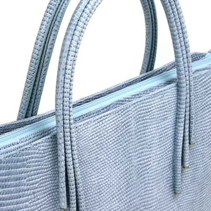 楽天市場】Santagostini Anselmo リザードハンドバッグ DM433 Azzurro 