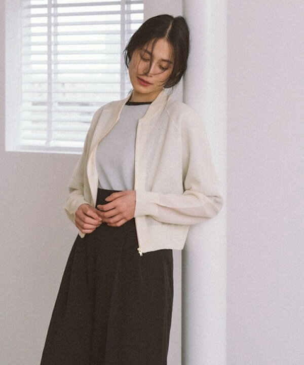モヘアウールブルゾン Enewd nina イデアル公式オンラインショップ / BRUSHED SUPER KID MOHAIR