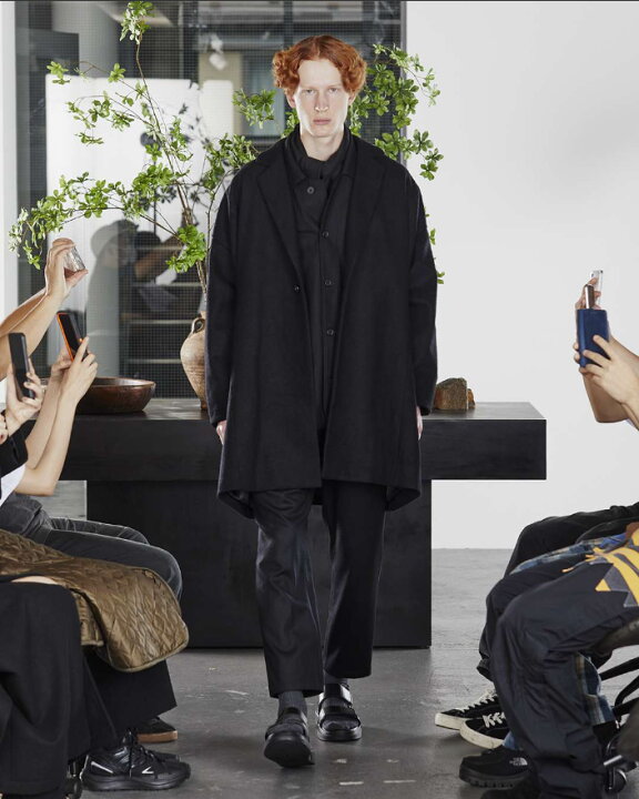 BASISBROEK(バージスブルック) オーバーサイズ ダブルコート EGG BASISBROEK (バージズブルック) EGG / #MEN