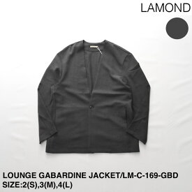 SALE セール 20%OFF【LAMOND】ラモンド LOUNGE GABARDINE JACKET | メンズ ジャケット メンズジャケット カジュアル ウール ウールジャケット ノーカラー ノーカラージャケット ラペルレス ラペルレスジャケット カーディガン カーディガンジャケット ブランド 日本製