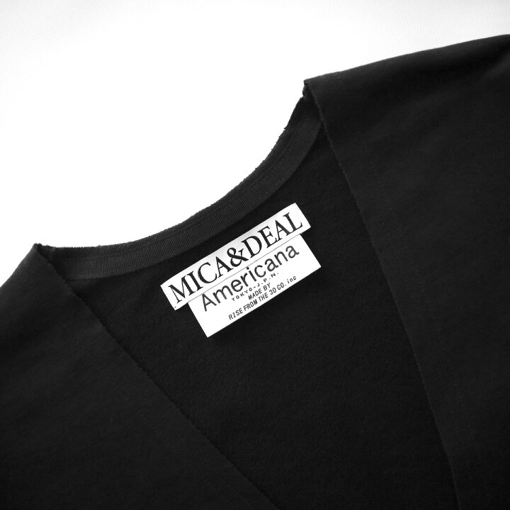 【美品!】アメリカーナ マイカアンドディール 別注 ロゴ Vネック プルオーバー MICA&DEAL×AMERICANA マイカアンドディール アメリカーナ 別注