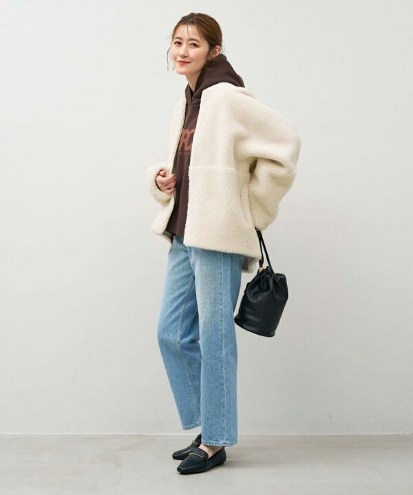 MICA&DEAL リバーシブルノーカラーボアコート MICA & DEAL リバーシブルノーカラーボアコート - メルカリ