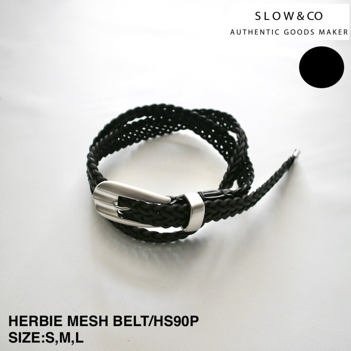 楽天市場】【SLOW】スロウ -HERBIE- MESH BELT | メンズ ベルト