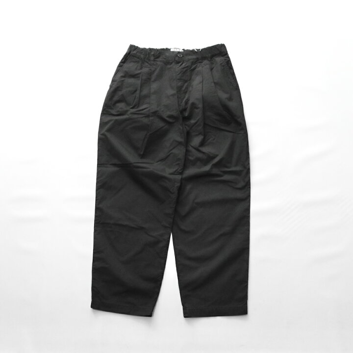 【美品】STILL BY HAND ワイド テーパード トラウザーズパンツ 46 STILL BY HAND - 【25SS】ガーメントダイ2タックワイド