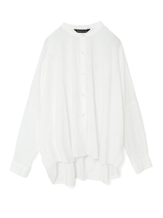シャツ/ブラウス(長袖/七分) mizuiro ind - mizuiro ind check gather wide shirt 楽天市場】ミズイロインド mizuiro ind チェック スタンドカラー