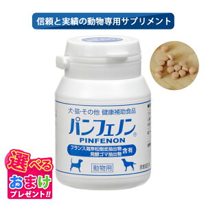 1100円OFF クーポン おまけ付き パンフェノン 犬 イヌ 成犬 猫 ネコ ペット 動物 サプリメント サプリ 120粒 1個 小粒 健康維持 健康 国内生産 日本製 安心 飲みやすい 食べやすい