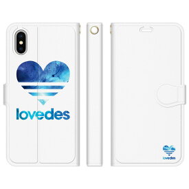 【訳あり】 在庫処分 送料無料 行2 用スマホケース 手帳型 LOVEDES ギャラクシー C ハート ラブデス 星 宇宙 宇宙柄 ユニーク 個性的 ギフト プレゼント おすすめ プリント ペア