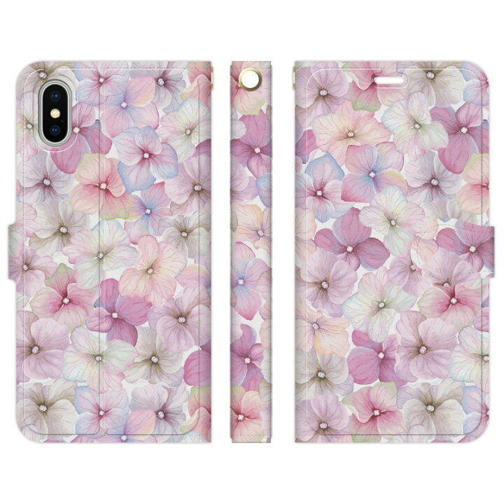 楽天市場 訳あり 在庫処分 送料無料 Iphone 11 Pro 用スマホケース 手帳型 花柄 蝶々 小花柄 紫陽花 あじさい 花びら 和 和柄 ボタニカル ピンク フェミニン ガーリー 可愛い イラスト パステル 大人 レディース おすすめ おしゃれ かわいい きれい 個性的 ユニーク 花