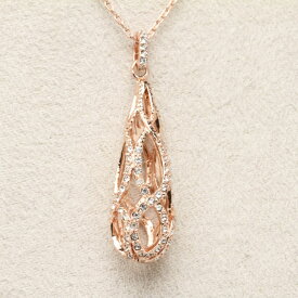 スワロフスキー ネックレス rosegold crystal ローズゴールド涙型 オリバーウェバー(OLIVER WEBER) ペンダント 首飾り プレゼント メンズ レディース あなたのハートを鷲掴み 誕生日 おしゃれ ギフト