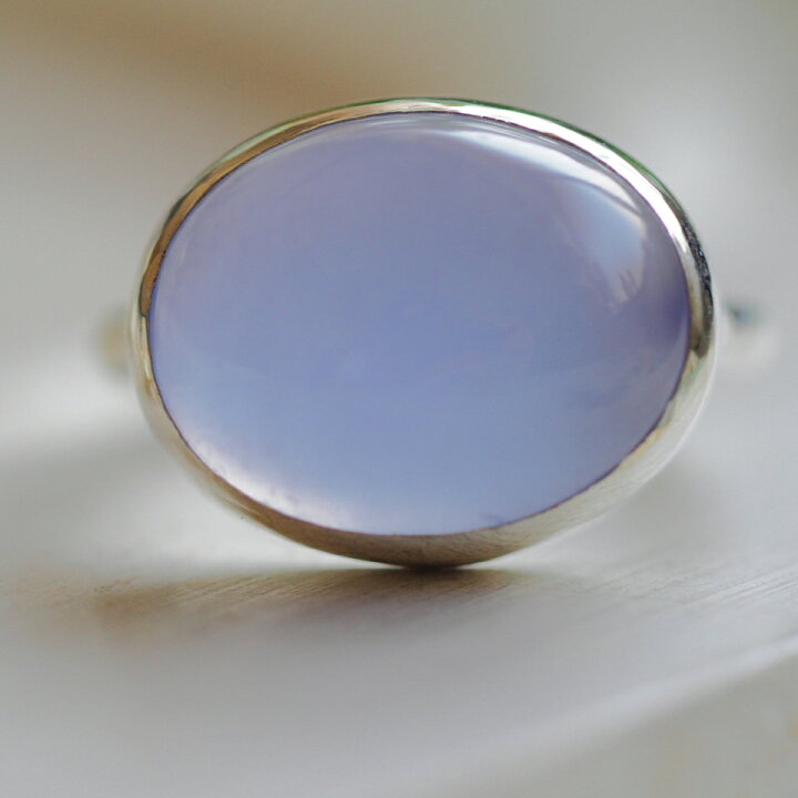 楽天市場】ブルー カルセドニー SV リング 12号 11.851ct  
