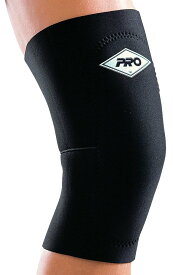 膝蓋骨の前後方向から均一に靭帯を安定・ひざ全体をサポート ムトー PRO110 ニースリーブ（ダブルナイロンブラック） 1個入り ブラック 【代引不可】
