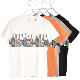 HOUSTON(ヒューストン) PRINT TEE "BEER" プリントTシャツ ビール (21601)【あす楽対応】