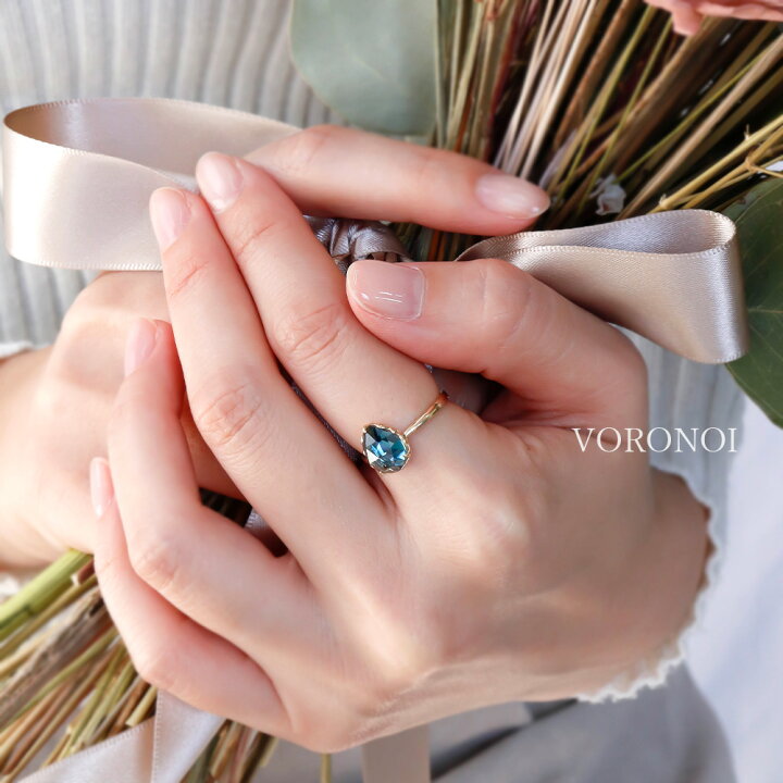 楽天市場】MINAMO 正規品 K10 天然石 リング 指輪 shizuku ペア  