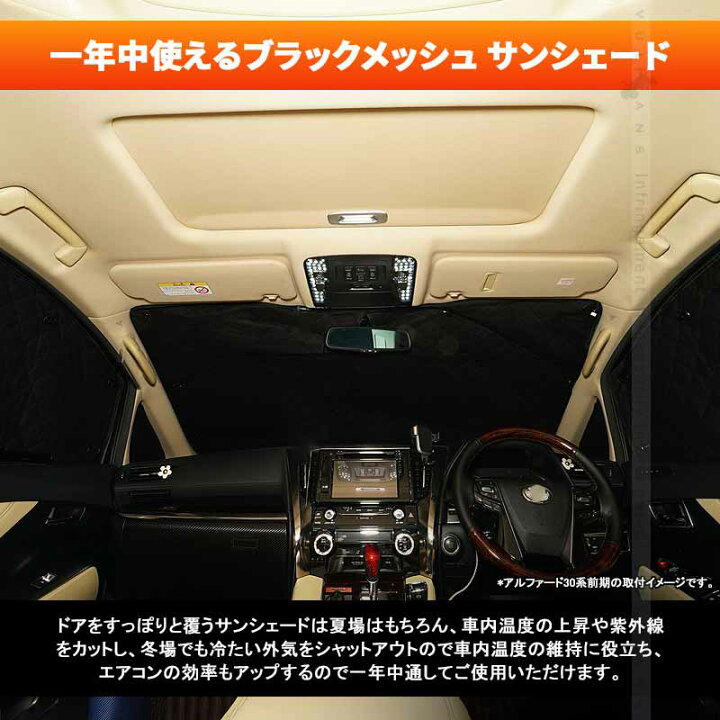楽天市場 Prius トヨタ プリウス30系 サンシェード ブラックメッシュ 5層構造 1台分 車中泊 仮眠 盗難防止 燃費向上 アウトドア キャンプ 紫外線 Uvカット 日除け エアコン パーツ 11点set 内装 エアロ ドレスアップ アクセサリー Vulcans