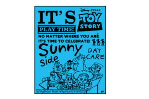 【全品 送料無料!】  日本製 ピクサーキャラクター キャラクターステッカーブルー 青 エイリアン トイストーリー ウッディ バズ ディズニー 映画 キャラステ ステッカー