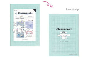 【全品 送料無料!】  サンリオキャラクターズ クリア方眼ノートシナモロール シナモちゃん シナモ しなもろーる しなも サンリオ ノート 文房具 学校 塾 勉強 雑貨 グ