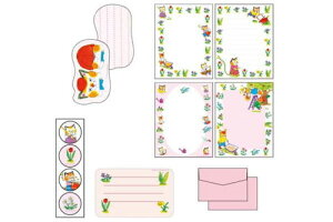 【全品 送料無料!】 リチャード・スキャリー レターセット庭仕事 絵本 動物 アニマル 手紙 お手紙 便箋 文房具 雑貨 グッズ かわいい