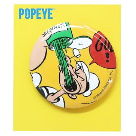 【全品　送料無料！】【日本製】【ポパイ】【POPEYE】缶バッジ【パワーアップ】【カートゥーン】【アメリカ】【アニメ】【漫画】【映画】【缶バッチ】【バッチ】【カンバッジ】【カンバッチ】【雑貨】【グッズ】【かわいい】