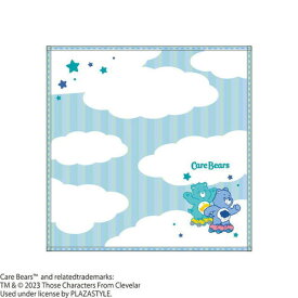 【全品　送料無料！】　ケアベア　CAREBEARS　ミニタオルコンビベア　ブルー　クマ　くま　動物　アニマル　アメキャラ　タオル　たおる　ハンカチ　ハンドタオル　雑貨　グッズ　かわいい