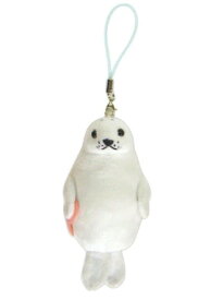 【全品　送料無料！】　海中散歩　あざらしたっちっちマスコットキーホルダーゴマフノコ　生き物　キーホルダー　キーリング　チャーム　鍵　ぬいぐるみ　人形　ドール　雑貨　グッズ　かわいい