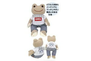 【全品 送料無料!】 かえるのピクルス×EDWIN pickles the frog ビーンドールTシャツ コラボ ピクルス ぴくるす かえる カエル カエルのピクルス マスコット 人形 ぬいぐるみ