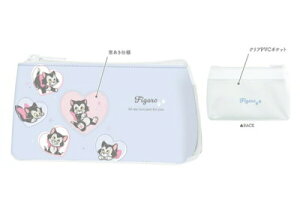 【全品 送料無料!】 ディズニーキャラクター フラットペンポーチフィガロ ネコの日 映画 アニメ ケース ペン入れ 筆箱 収納 文房具 学校 勉強 雑貨 グッズ かわいい