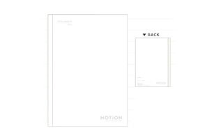 【全品 送料無料!】 セット商品 10冊入り 日本製 オリジナル MOTiON B5方眼ノートホワイト 白 ノート 文房具 学校 勉強 雑貨 グッズ かわいい TE