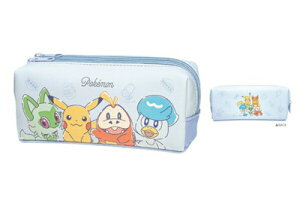 【全品 送料無料!】 ポケットモンスター ツインファスナーマルチケースHAPPY HAPPY DAY! ピカチュウ ポケモン ゲーム アニメ 映画 ポーチ ペン入れ 筆箱 収納 文房具 学校