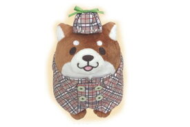 【全品　送料無料！】　 忠犬もちしば　ぬいぐるみSまるふく探偵団　おかか　犬　柴犬　いぬ　イヌ　ドッグ　アニマル　動物　ぬいぐるみ　マスコット