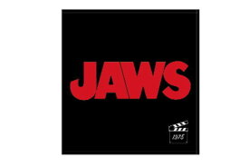 【全品　送料無料！】　 ジョーズ　Jaws　ミニタオルロゴ　サメ　鮫　人喰い鮫　映画　ユニバーサル　ホラー　ユニバ　ユニバーサルスタジオ　タオル　たおる　ハンドタオル　ハンカチ　保育園　幼稚園　雑貨　生活雑貨　グッズ
