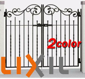 【門扉】ラフィーネ門扉1型 門扉 07-10 両開き 門柱タイプ TOEX(LIXIL) 高品質の リクシル(TOEX) アルミ鋳物 門扉 をお求めやすい価格で!【送料無料】