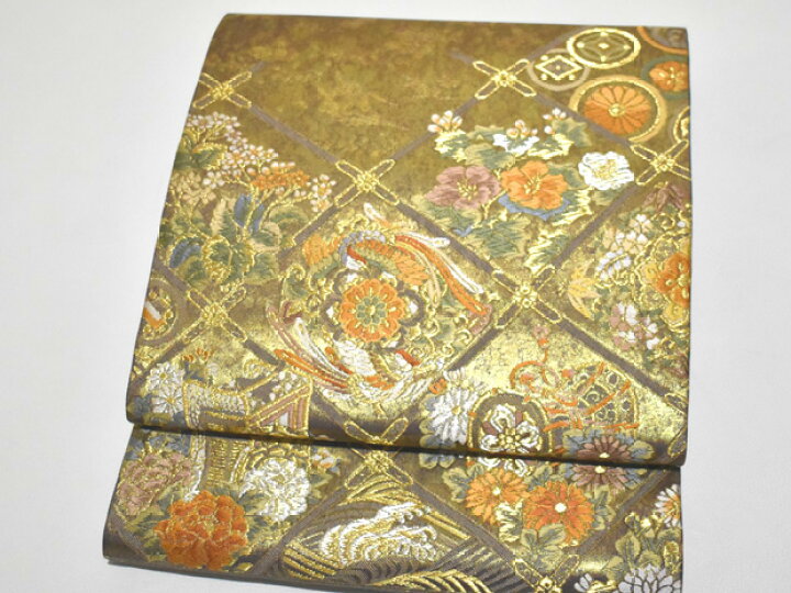 楽天市場】＜高級引箔袋帯＞西陣織 ふじさわ謹製 フォーマル用 高級  