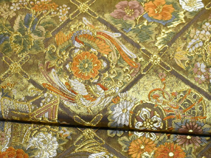 上質な逸品西陣高級引箔袋帯 満開の藤 フォーマな逸品【綿芯仕立付き】