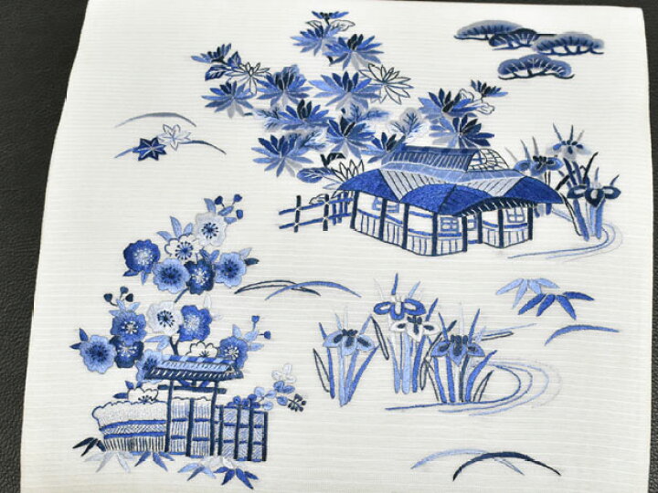 楽天市場】＜蘇州工藝師 郁志萍（いくしへい）＞＜蘇州刺繍 絽袋帯＞夏 