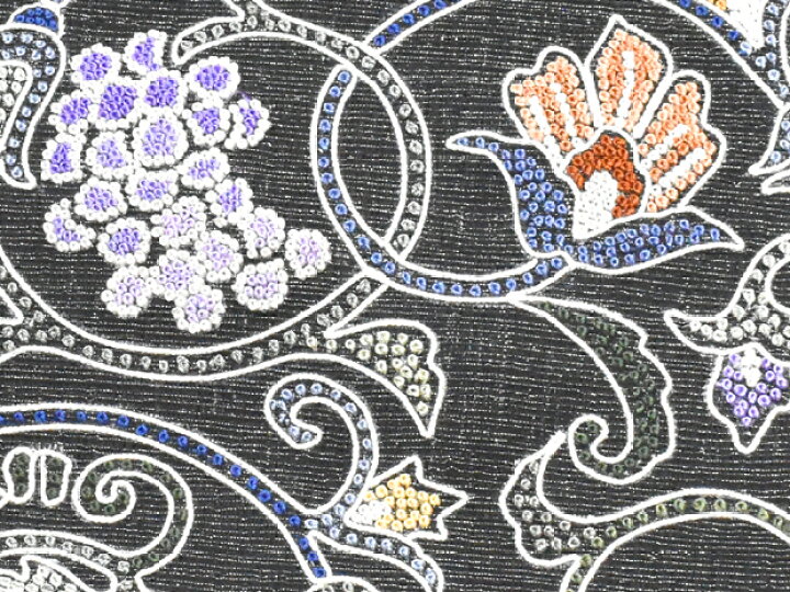 楽天市場】袋帯 中国三大刺繍 相良刺繍 さがら刺繍 手刺繍 手織り櫛  