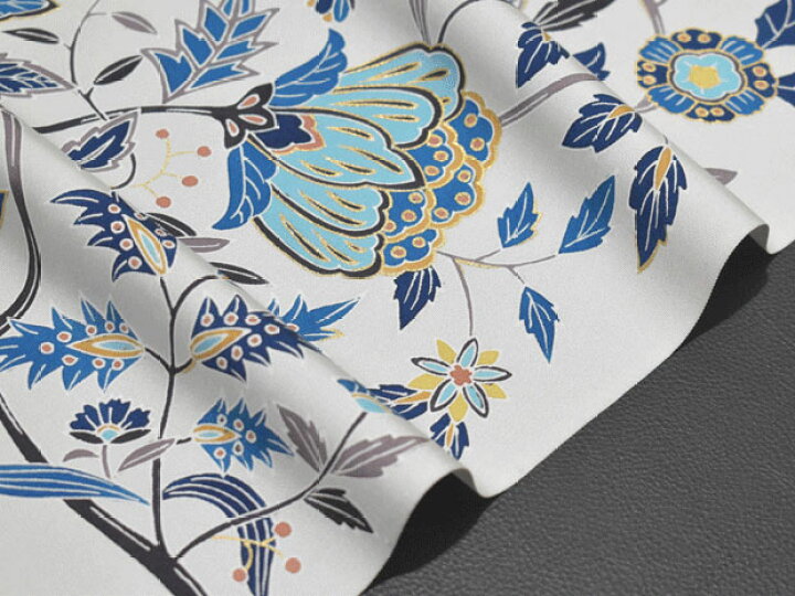 楽天市場】更紗柄 さらさ 京都工芸染匠組合員 一流染匠謹製 染帯 九寸  