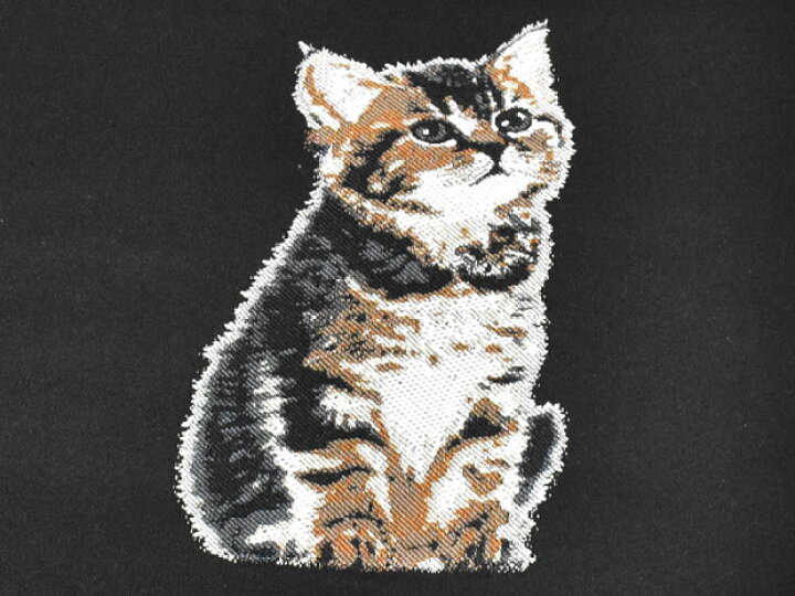 楽天市場】＜可愛らしい＞西陣織 大光謹製 黒地 ねこ柄 正絹 九寸  