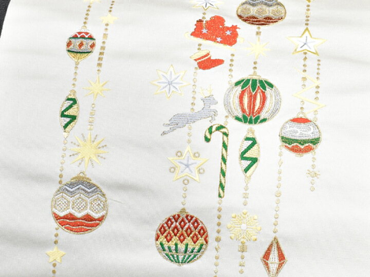 楽天市場】1ランク上のタイプ＜クリスマス用／12月限定＞柄が刺繍 